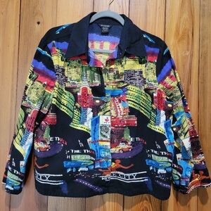 RAAKHEE Colorful Cityscape Jacket